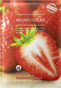 SECRET NATURE Маска тканевая Strawberry 25 мл.