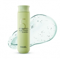 MASIL Шампунь с ферментами лактобактерий и яблочным уксусом для невероятной мягкости и блеска MASIL 5 Probiotics Apple Vinegar Shampoo 300 мл.
