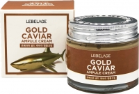 Lebelage Крем для лица ЗОЛОТО / ИКРА Ampule Cream Gold Caviar, 70 мл