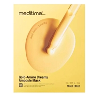 Meditime Маска Gold-Amino Creamy Ampoule Mask